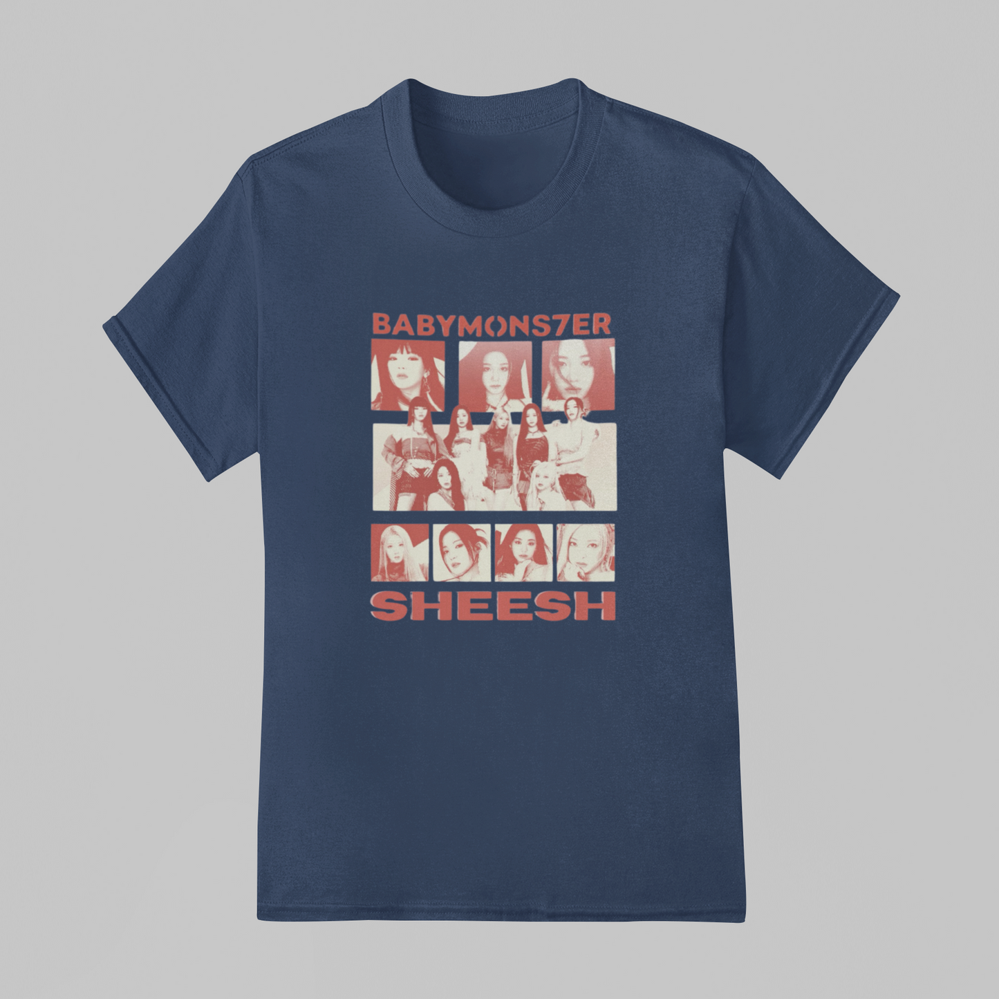 Camiseta Básica Babymonster Sheesh