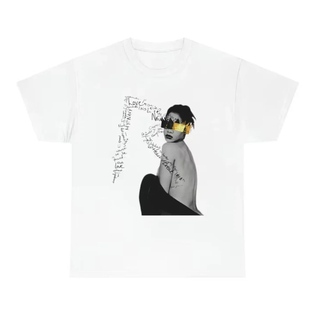 Camiseta Básica Rihanna ANTI GoldCrown