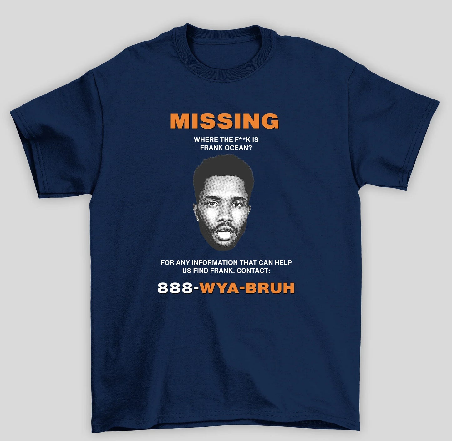 Camiseta Básica Frank Ocean Missing