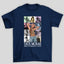 Camiseta Básica Tate McRae M. Possessive Tour- azul-marinho
