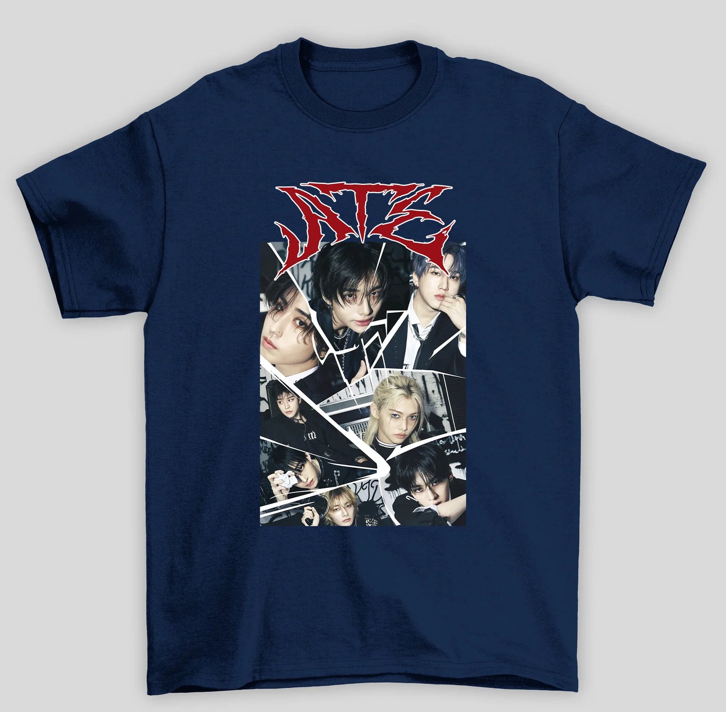 Camiseta Básica Stray Kids Ate Collage