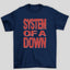 Camiseta Básica System Of A Down Red