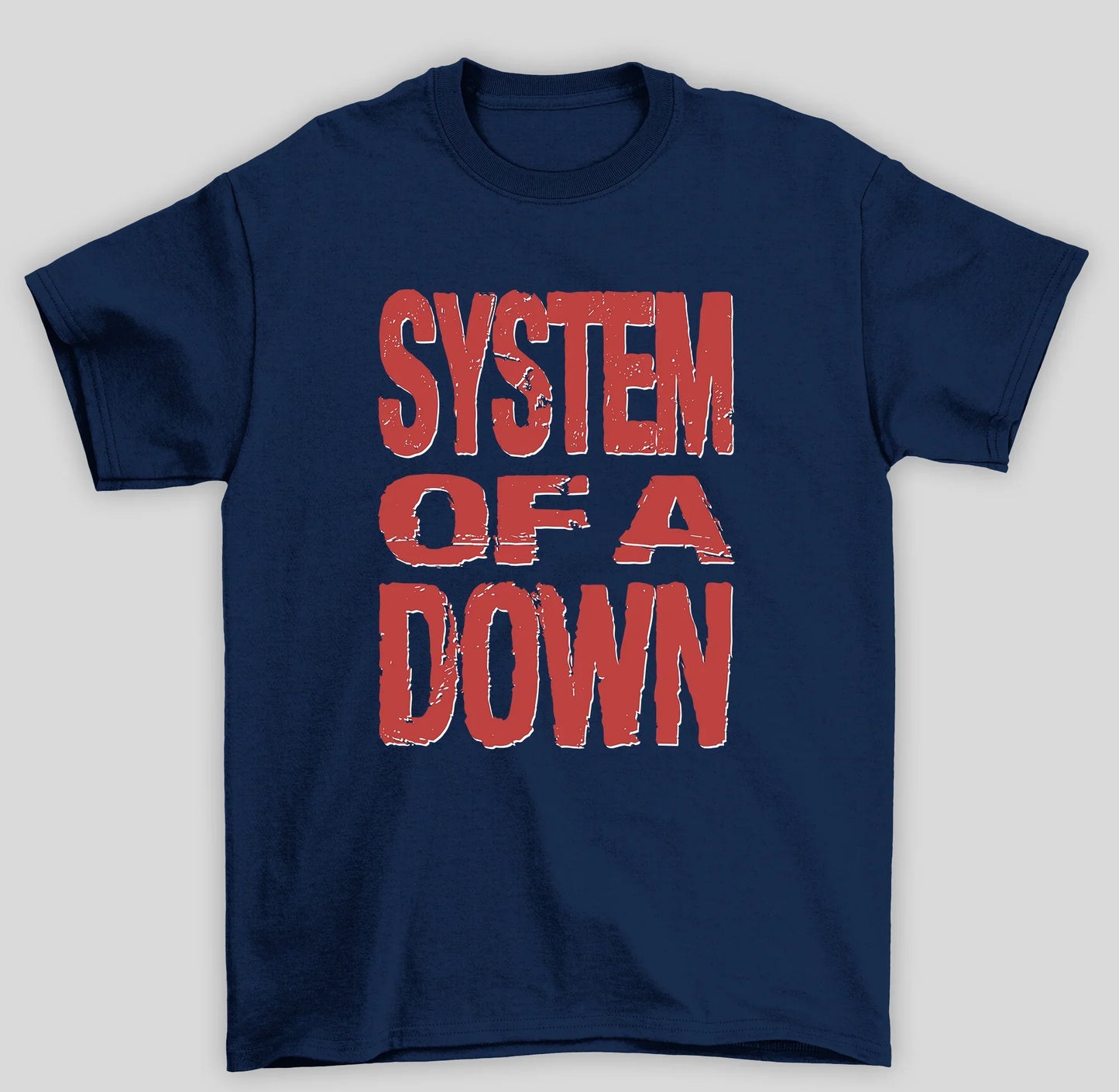 Camiseta Básica System Of A Down Red