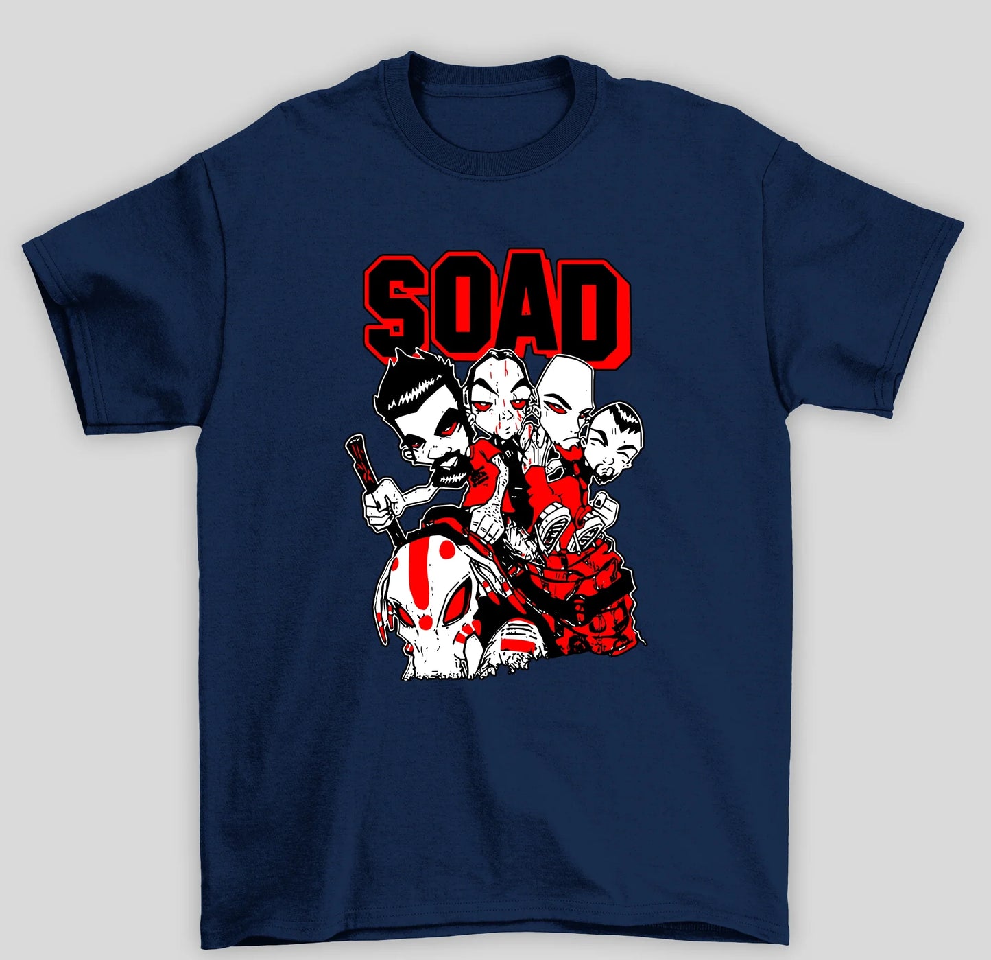 Camiseta Básica System Of A Down Cartoon