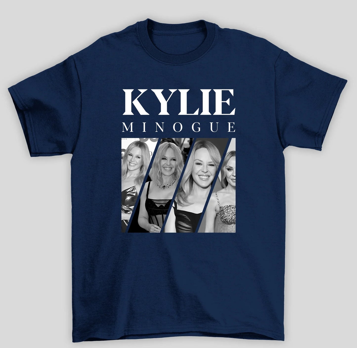 Camiseta Básica Kylie Minogue B&W