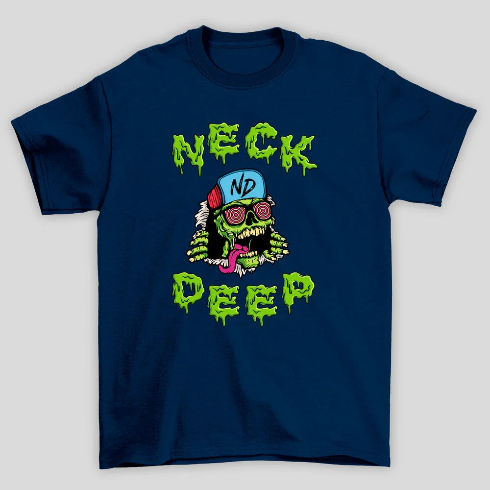 Camiseta Básica Neck Deep Zombie