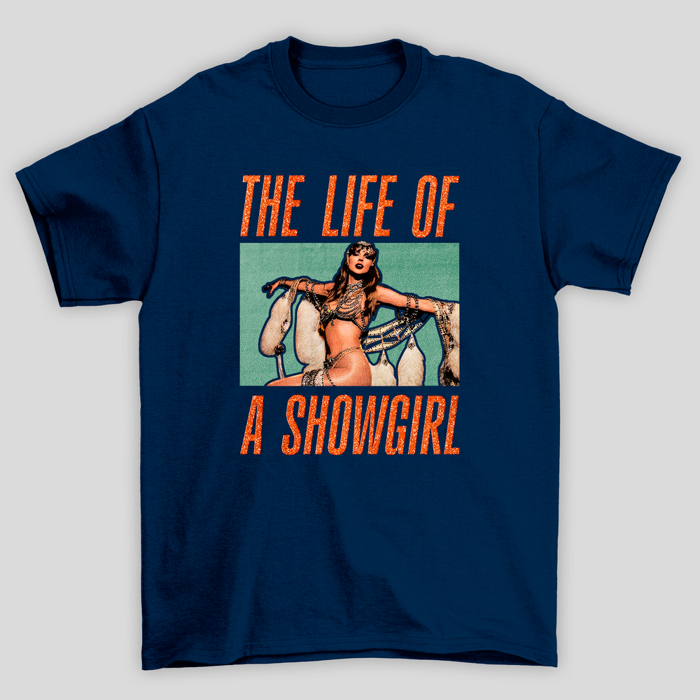 Camiseta Básica Taylor Swift The Life Of a Showgirl Orange
