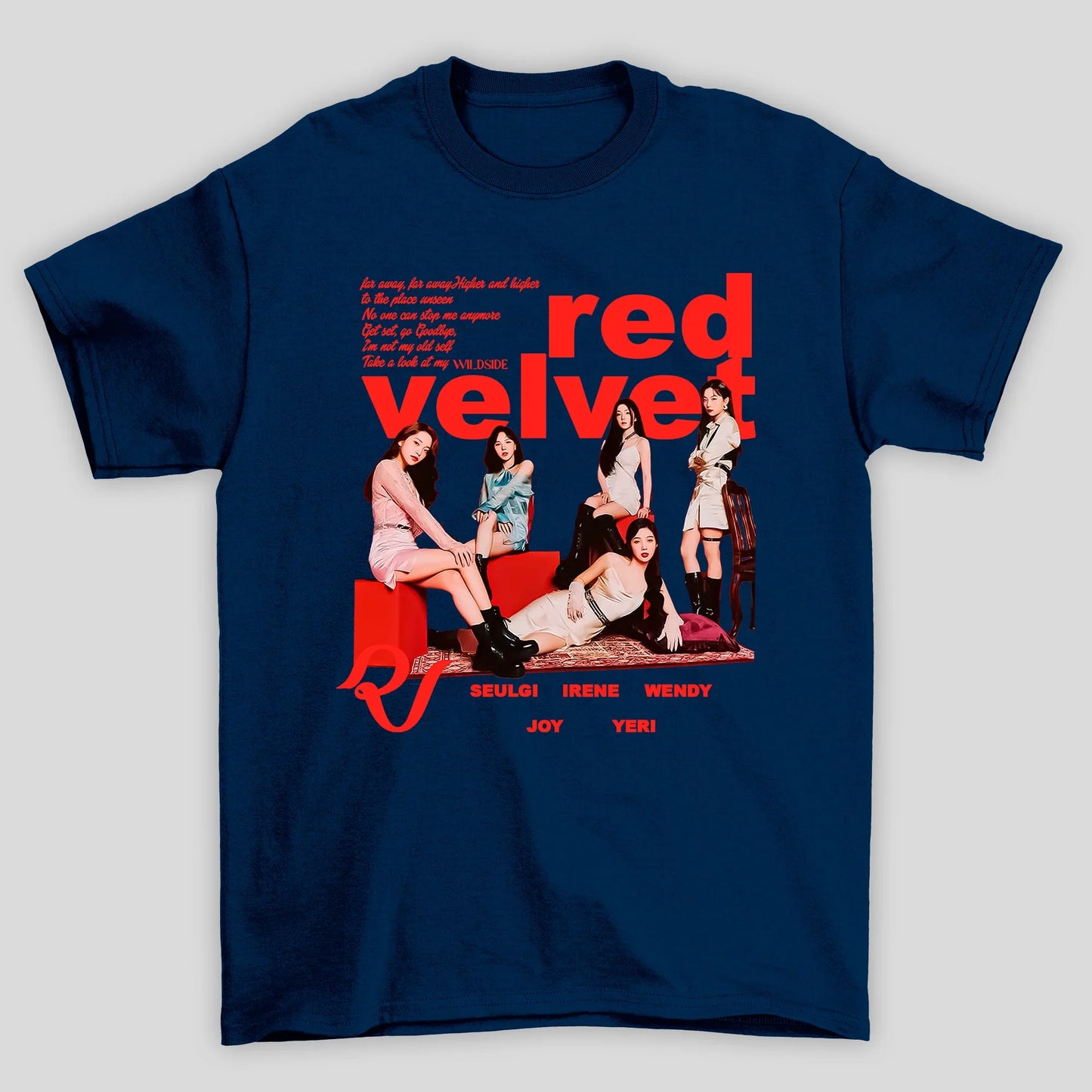 Camiseta Básica Red Velvet Graphic
