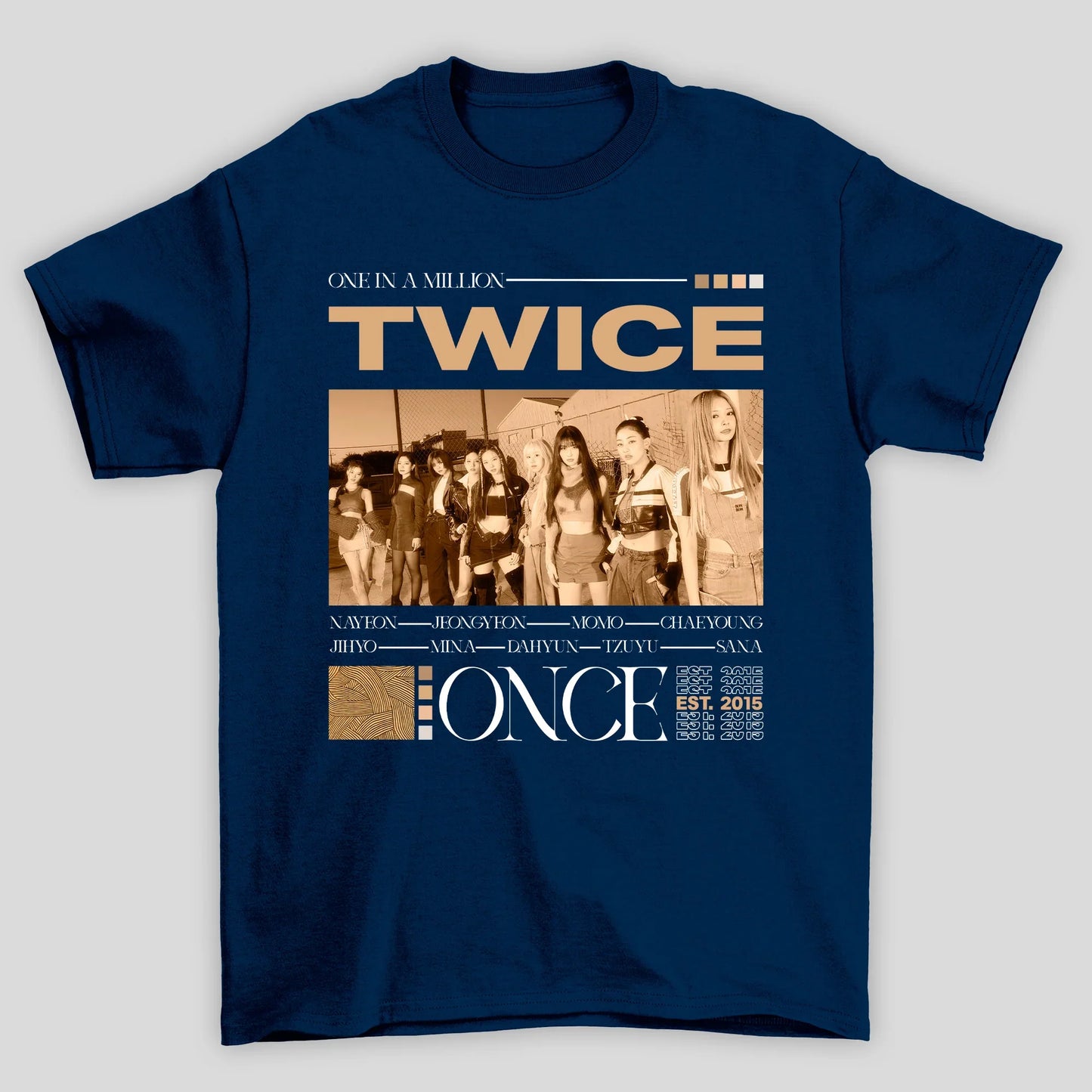 Camiseta Básica Twice One In A Million