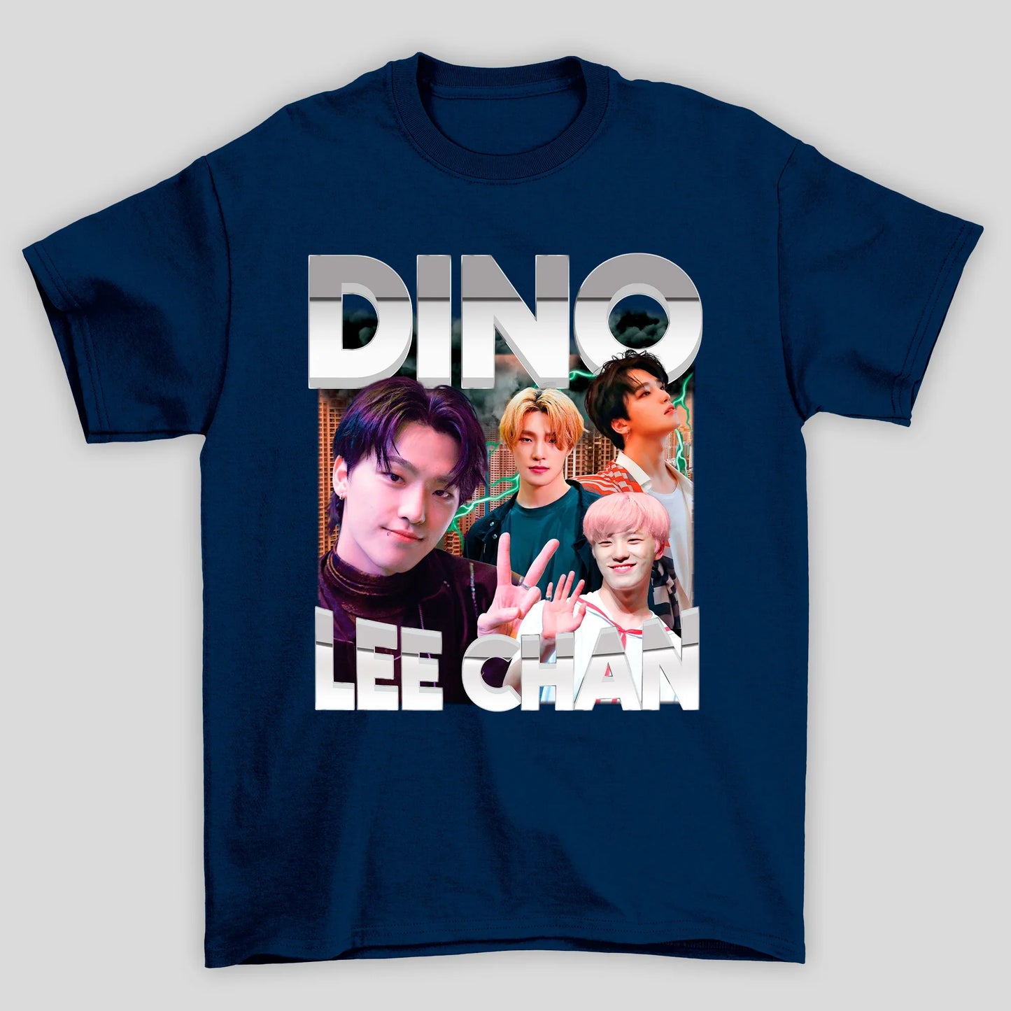 Camiseta Básica Seventeen Dino