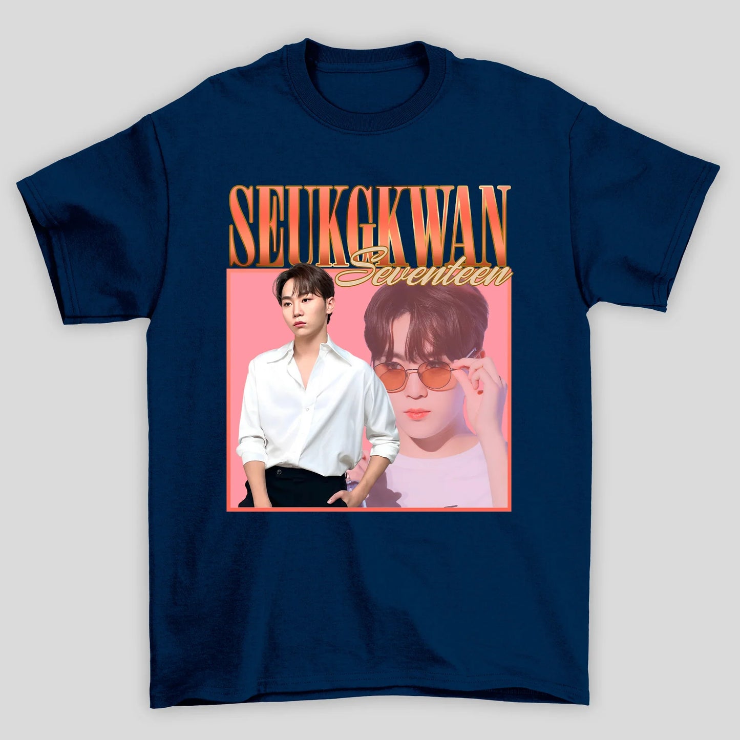 Camiseta Básica Seventeen Seungkwan Retro