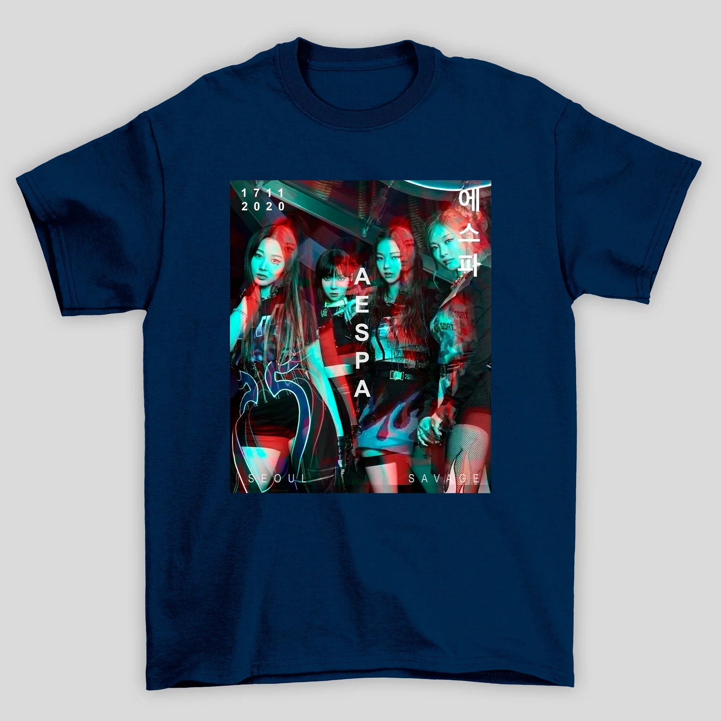 Camiseta Básica Aespa Glitch