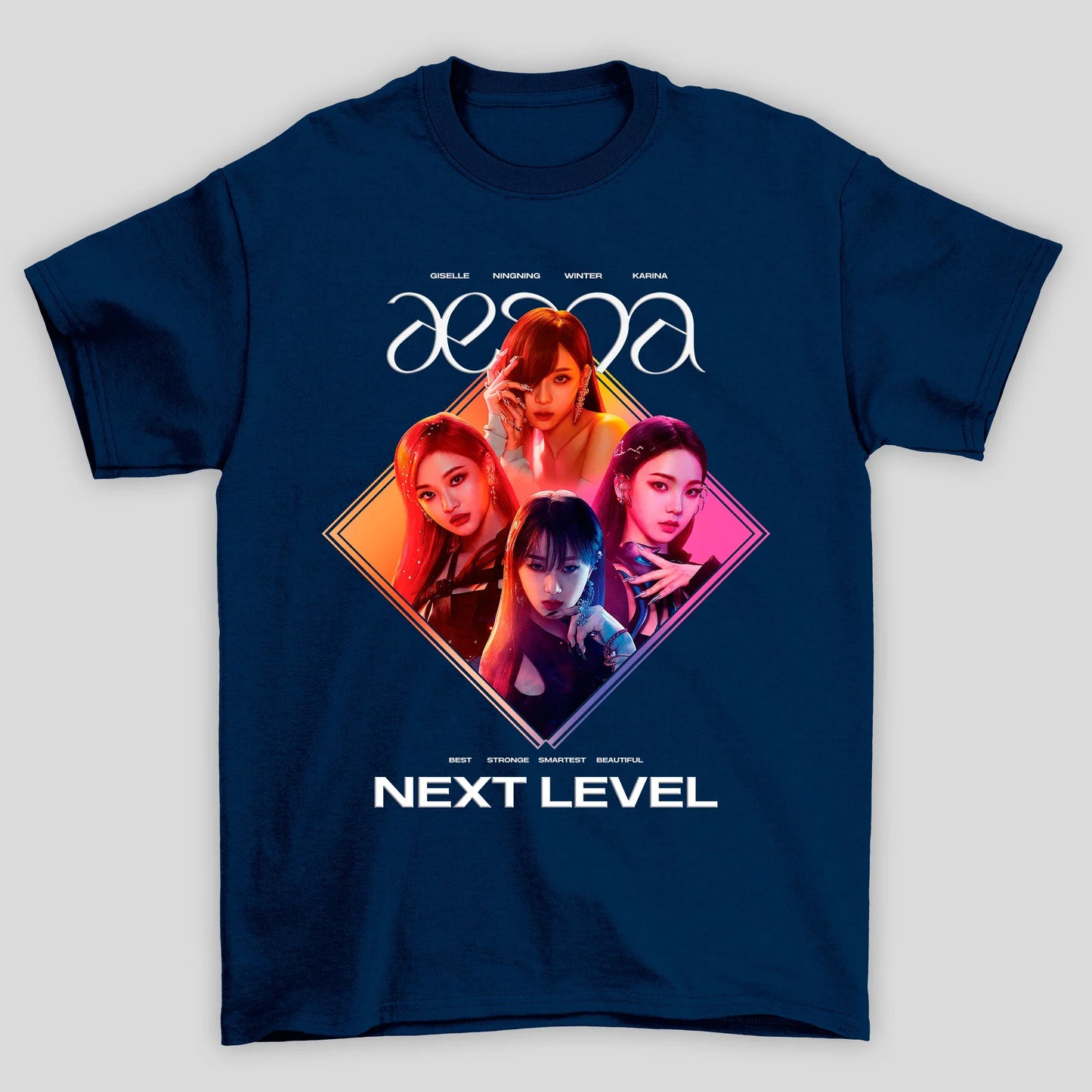 Camiseta Básica Aespa Group Kpop