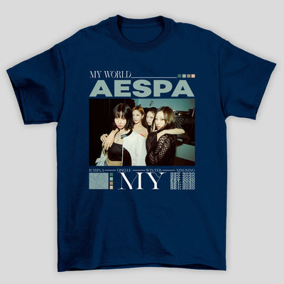 Camiseta Básica Aespa Kpop