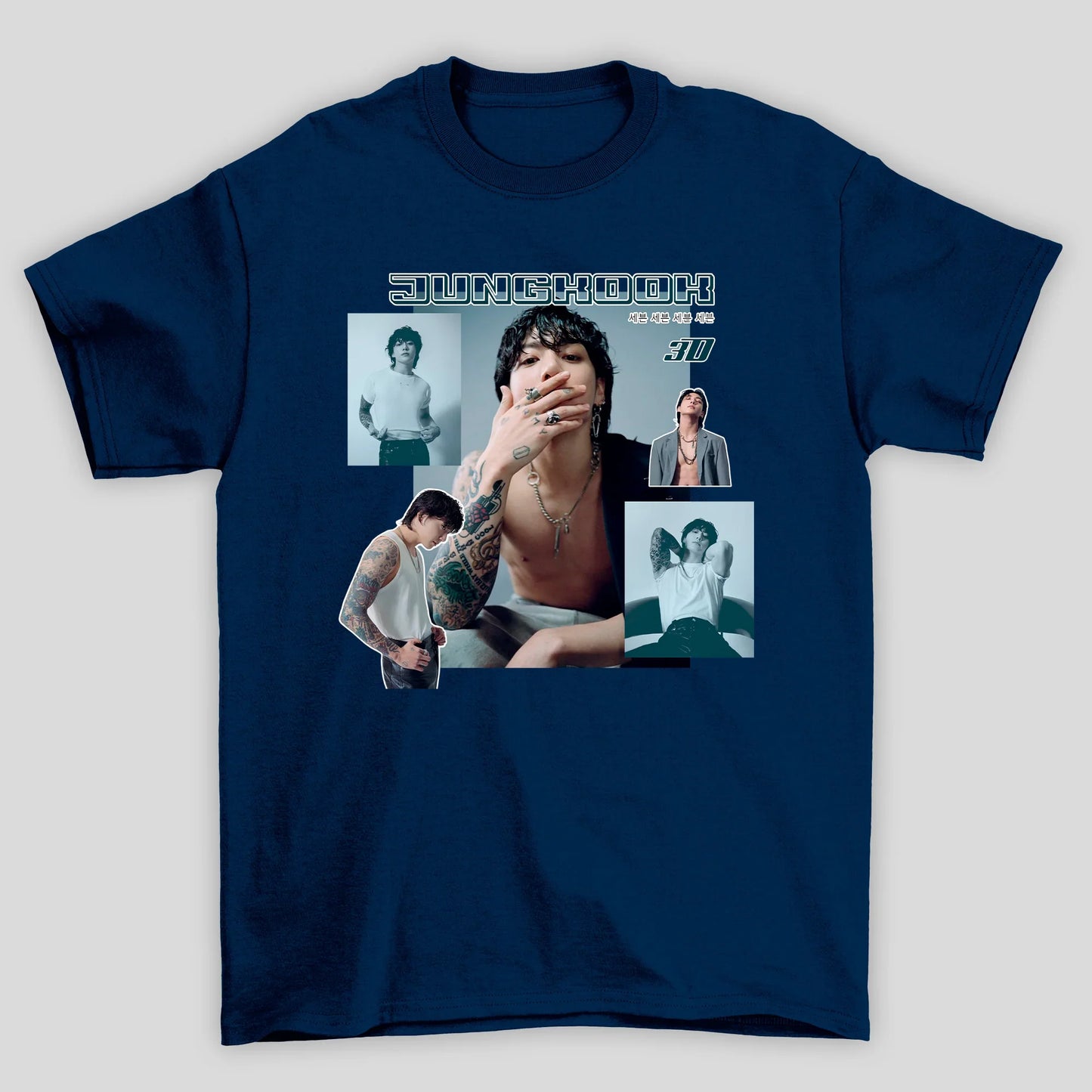 Camiseta Básica BTS Jungkook Style Graphic