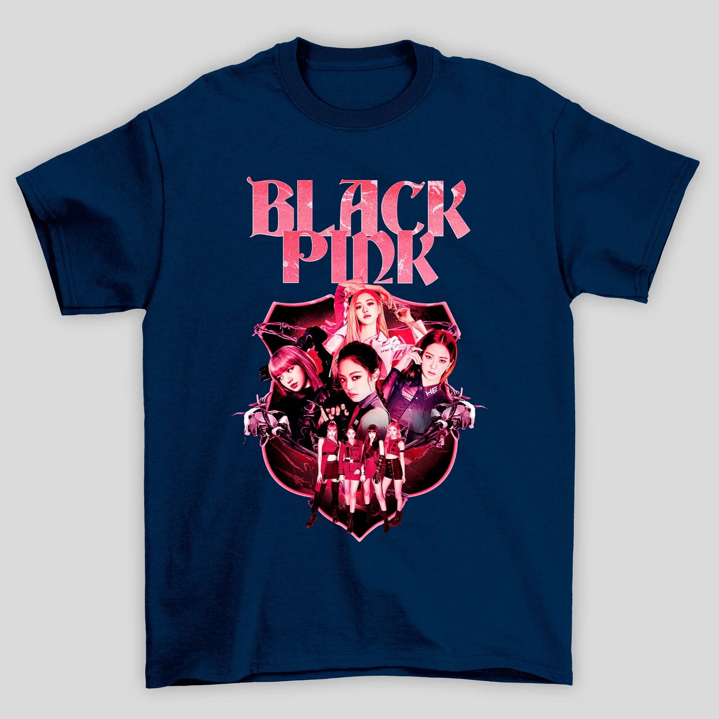 Camiseta Básica Blackpink Shield