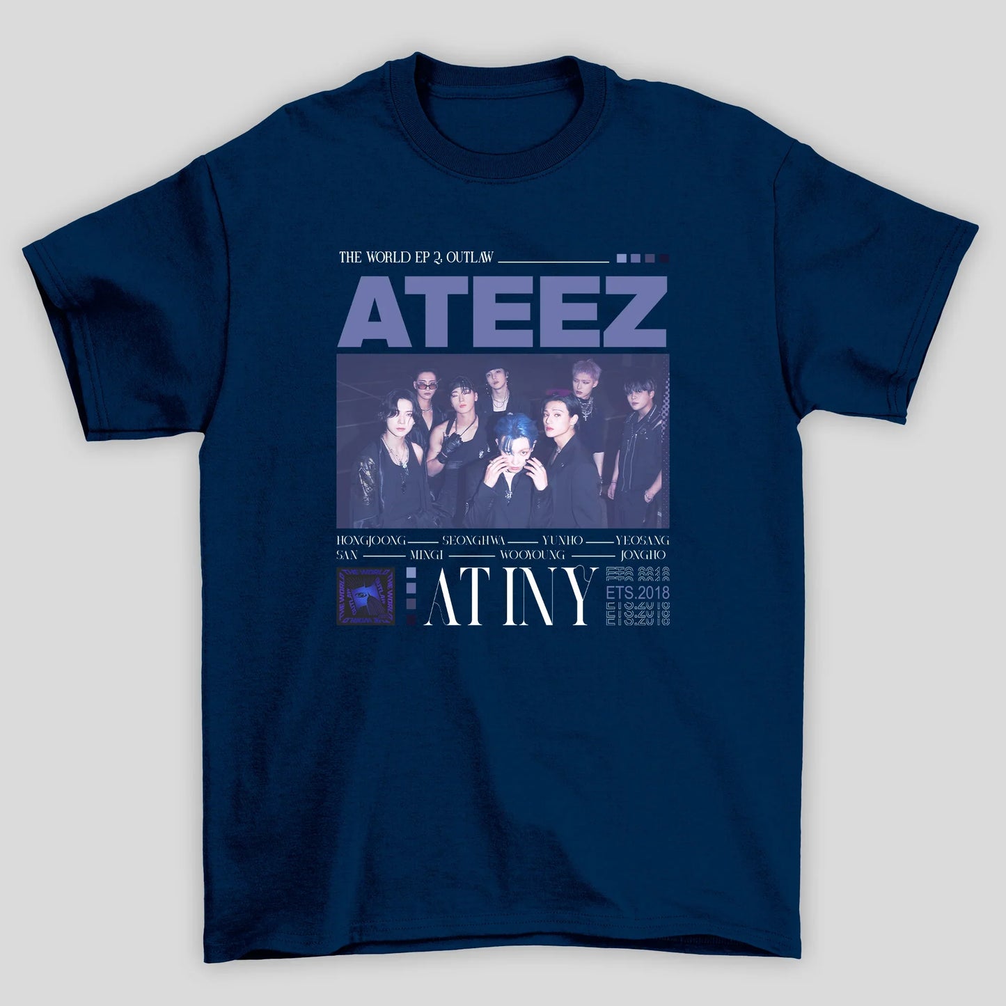 Camiseta Básica Ateez Atiny