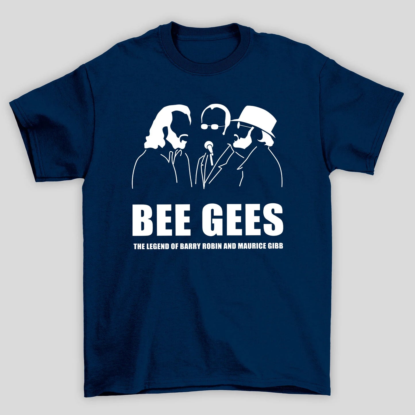 Camiseta Básica Bee Gees Silhueta