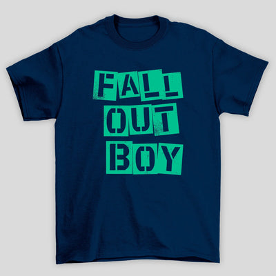Camiseta Básica  Verde Fall Out Boy