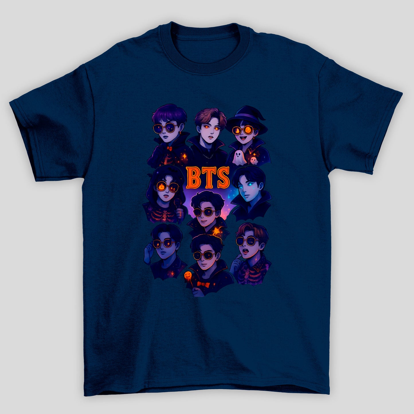 Camiseta Básica BTS Halloween