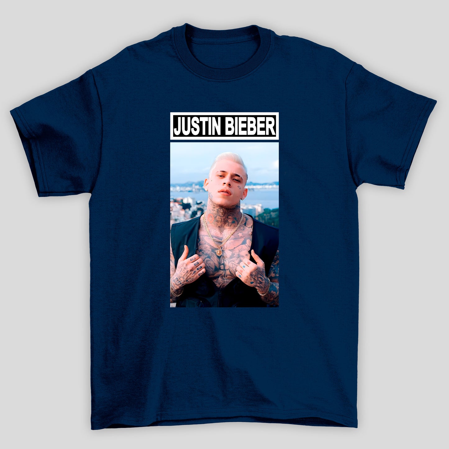 Camiseta Básica Justin Bieber Meme