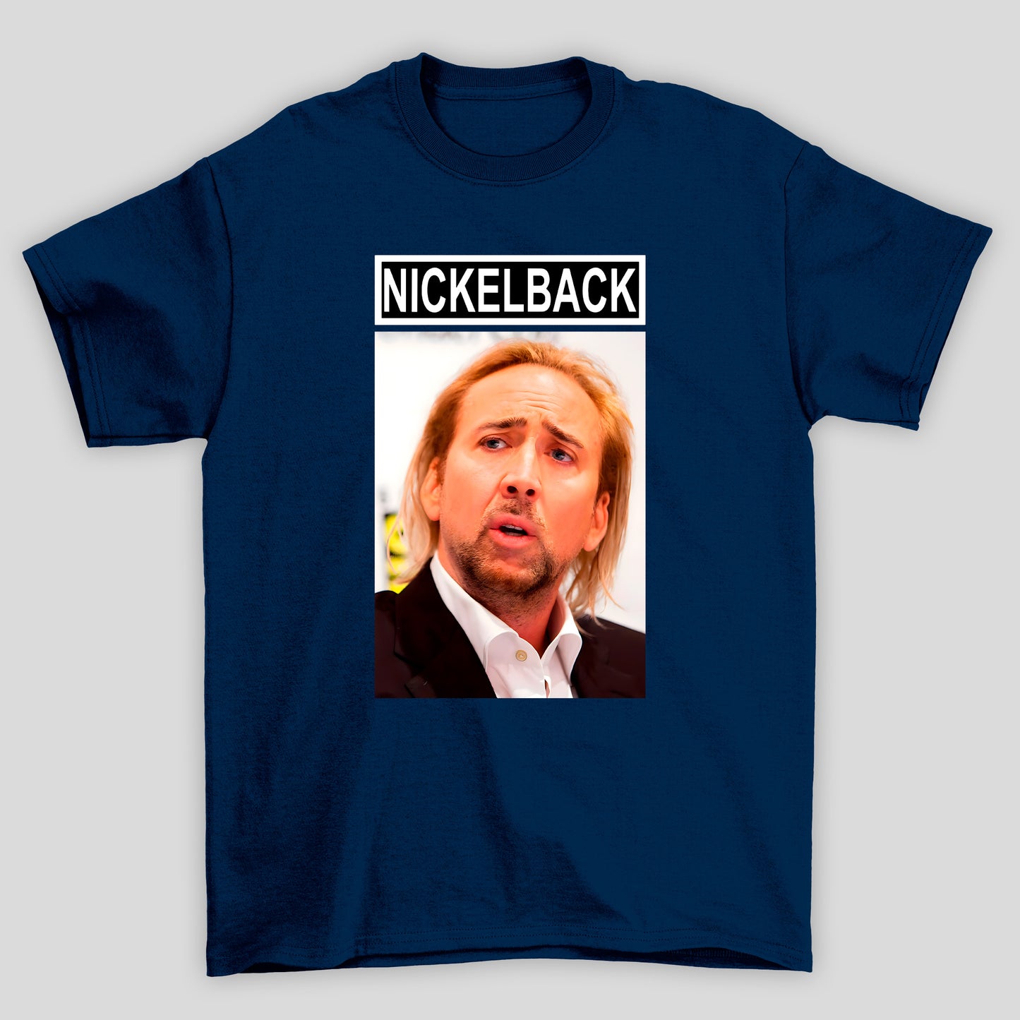 Camiseta Básica Nickelback Meme