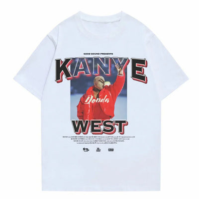 Camiseta Básica Kanye West Donda Branco