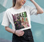 Camiseta Básica Ariana Grande Wicked Movie Collab- branco