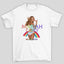 Camiseta Básica Unissex Mariah Carey Rainbow Brasil