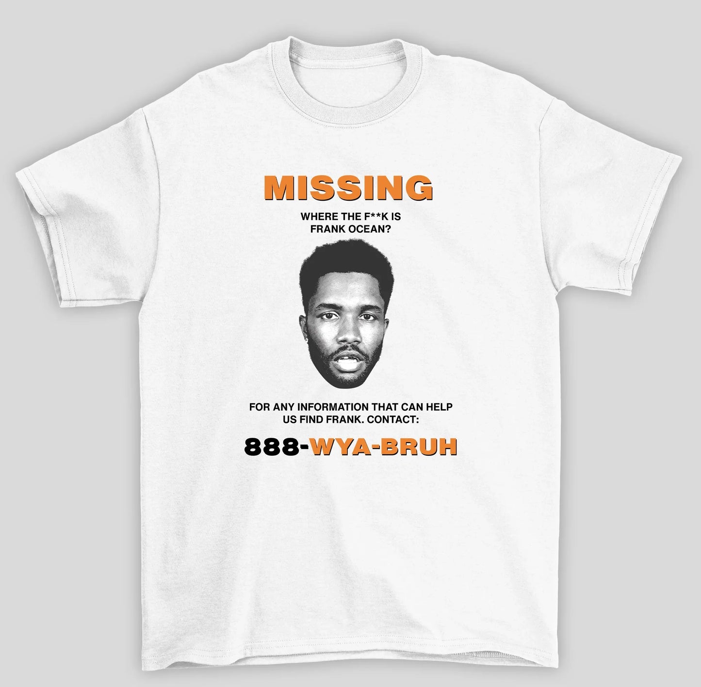 Camiseta Básica Frank Ocean Missing