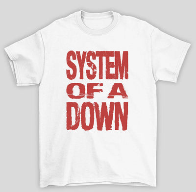 Camiseta Básica System Of A Down Red