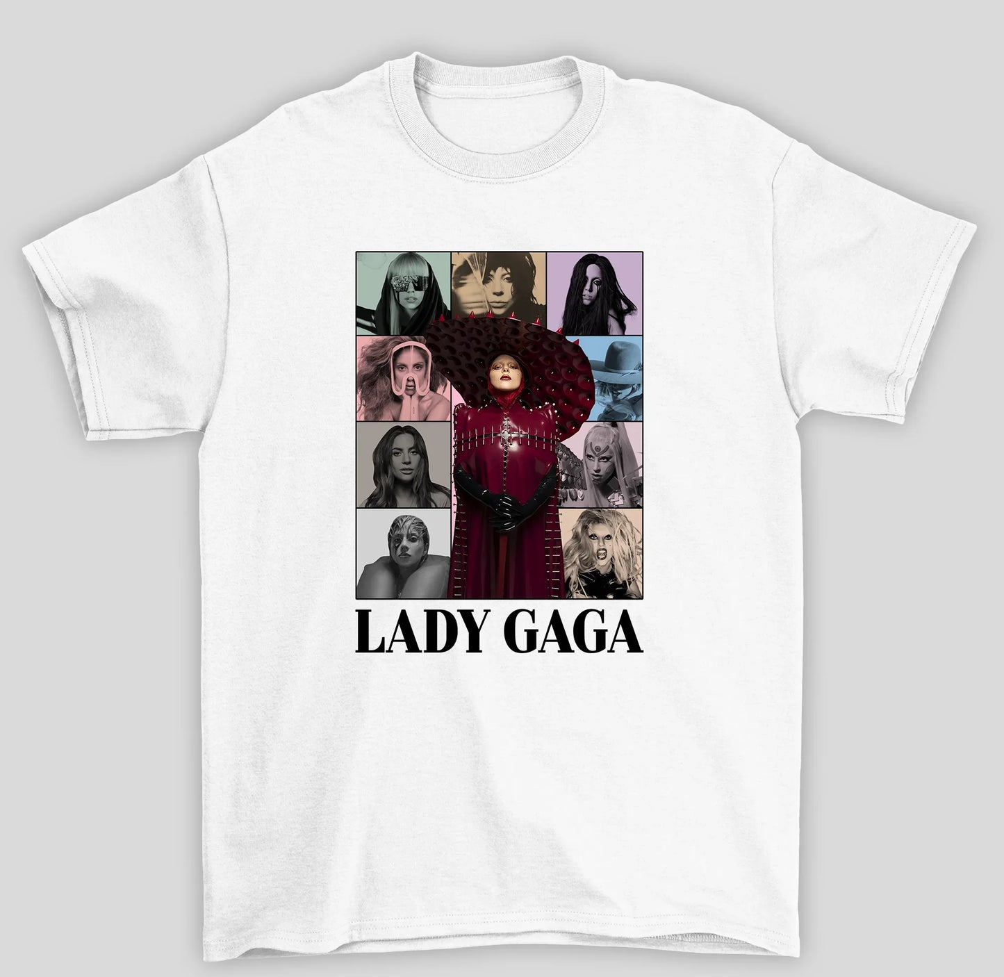 Camiseta Básica Lady Gaga The Eras