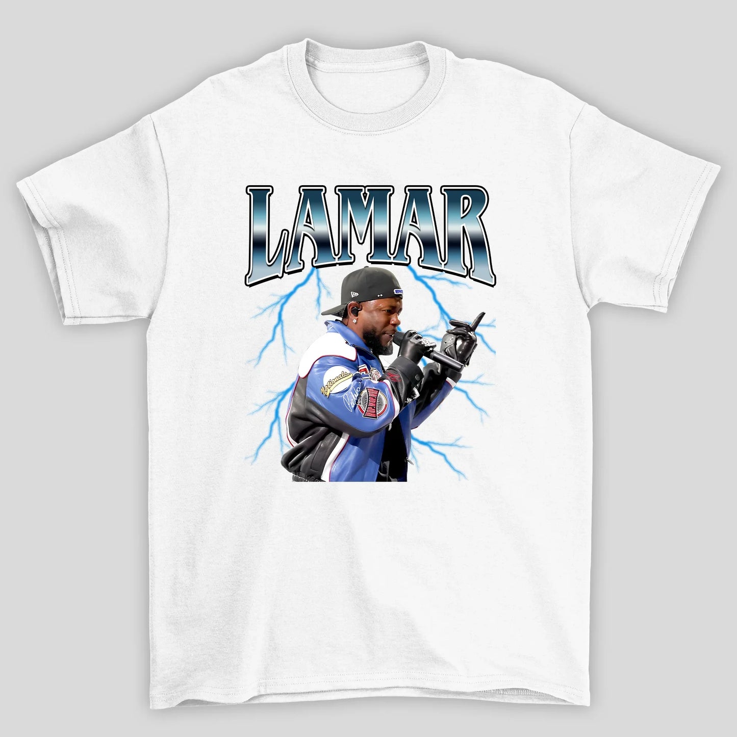 Camiseta Básica Kendrick Lamar Lightning