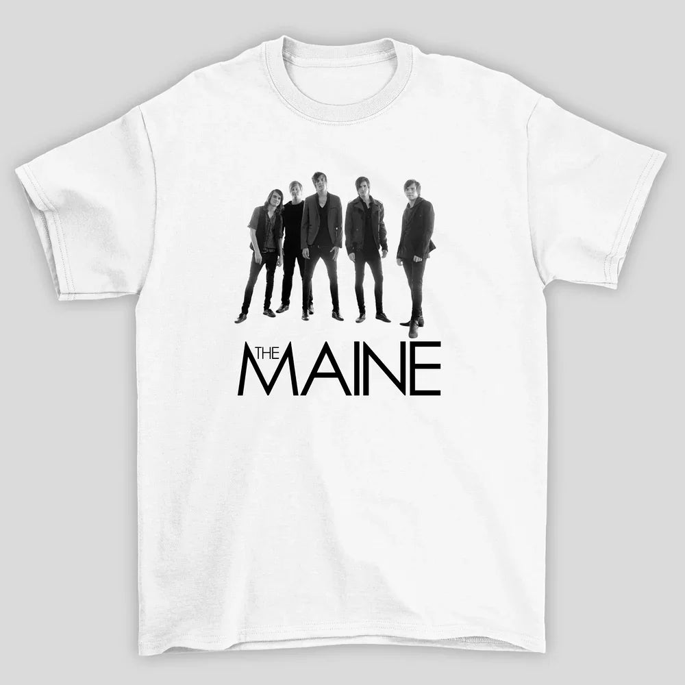 Camiseta Básica The Maine Band B&W