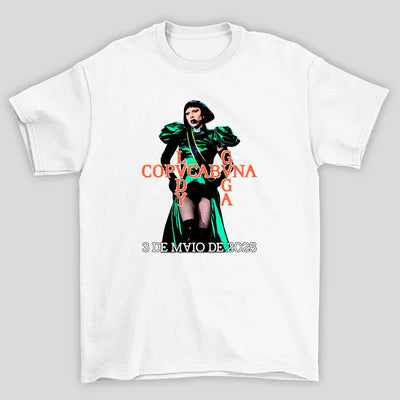 Camiseta Básica Lady Gaga Copacabana Gaga