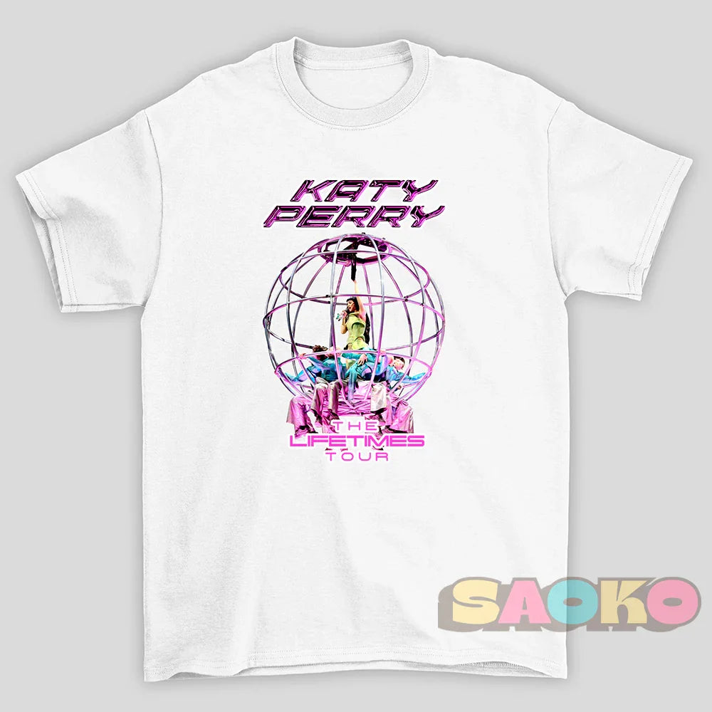 Camiseta Básica Katy Perry Pink Globo