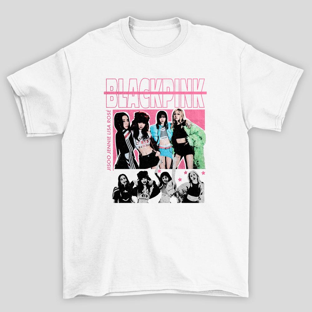 Camiseta Básica Blackpink Stars