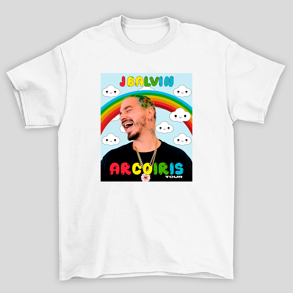 Camiseta Básica J Balvin Arcoiris Tour