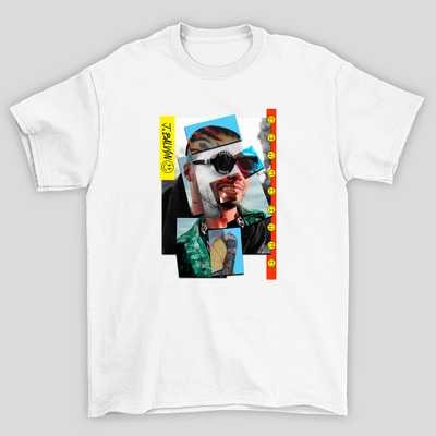 Camiseta Básica J Balvin Collage
