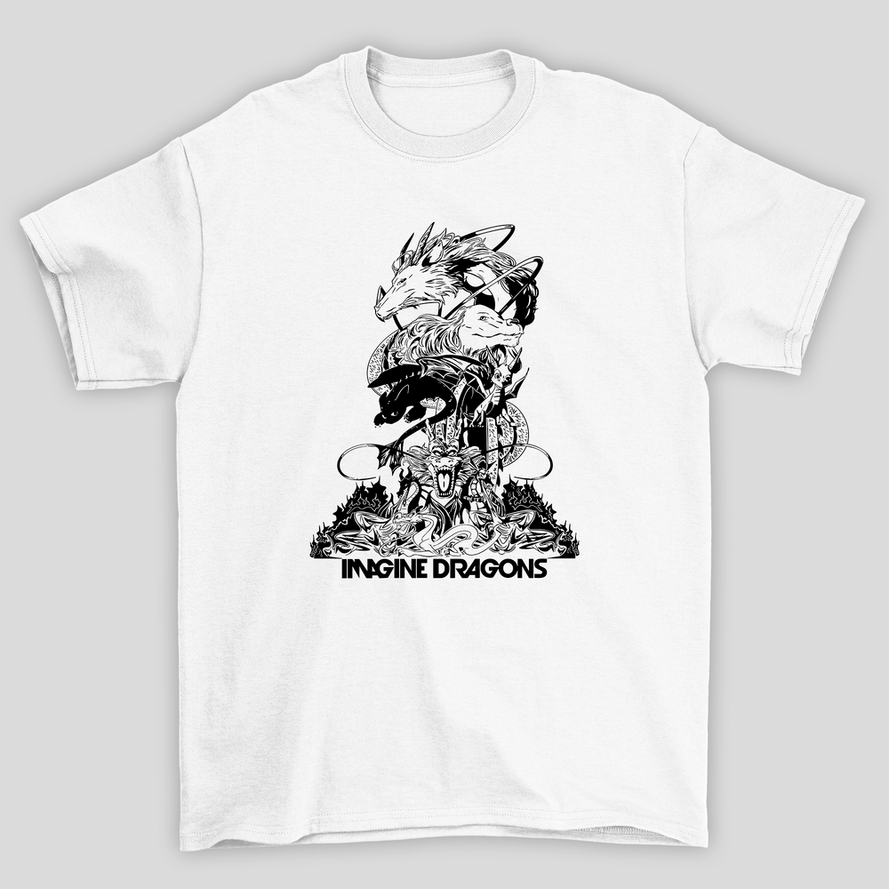 Camiseta Básica Imagine Dragons Dragons
