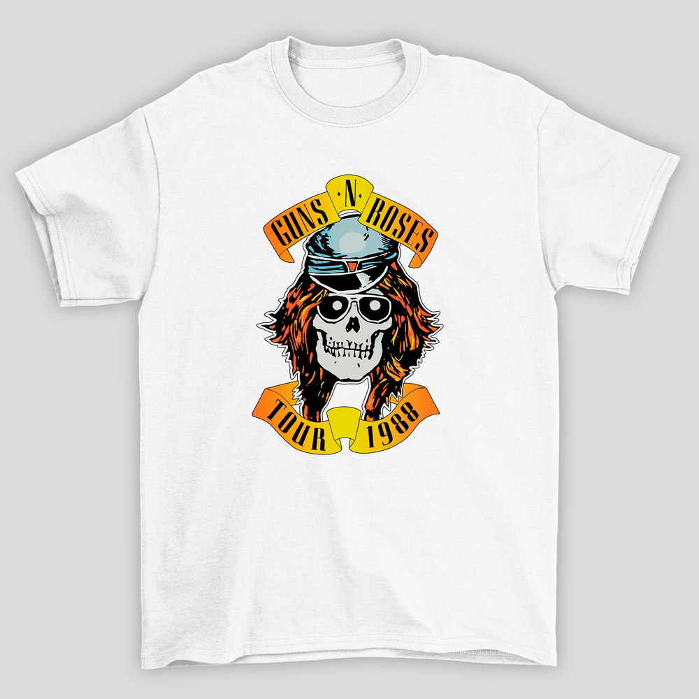 Camiseta Básica Guns N' Roses Tour 1988