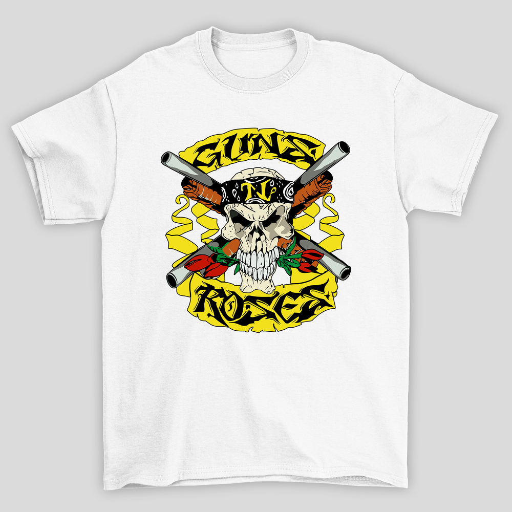 Camiseta Básica Guns N' Roses Skull
