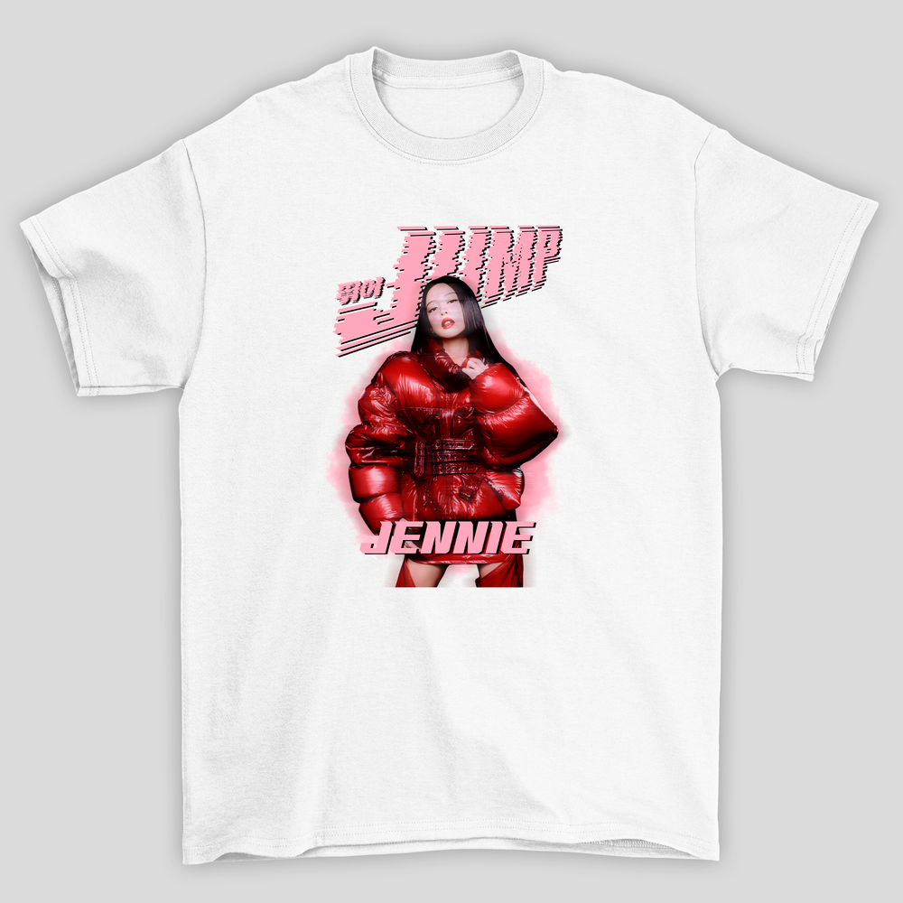 Camiseta Básica Blackpink Jump Jennie – Saoko Camiseta Básica Blackpink Jump Jennie – Saoko