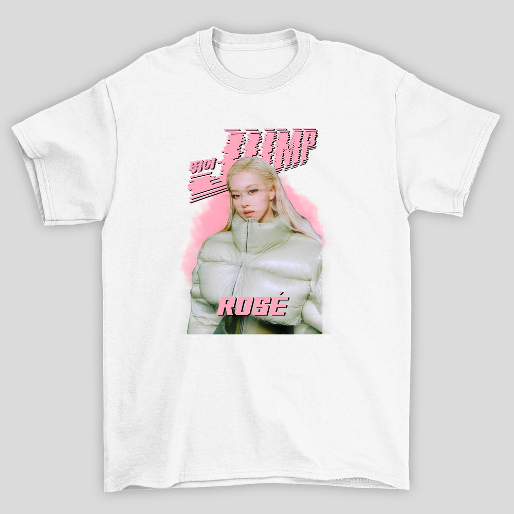 Camiseta Básica Blackpink Jump Rosé