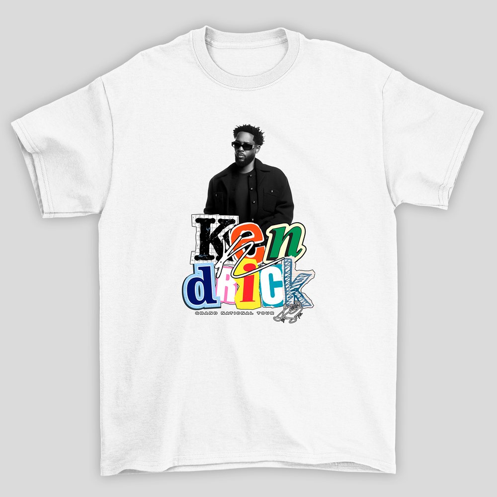 Camiseta Básica Kendrick Lamar Grand National Tour
