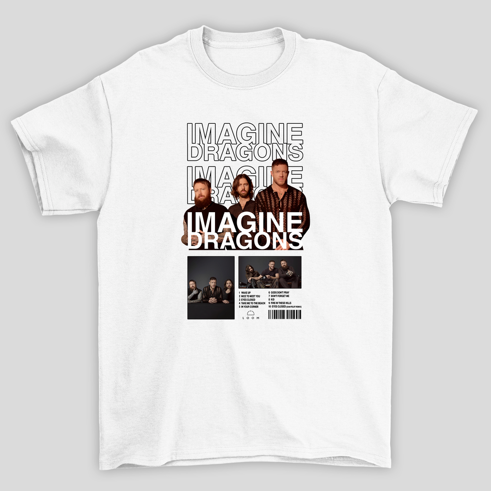 Camiseta Básica Imagine Dragons Tracklist