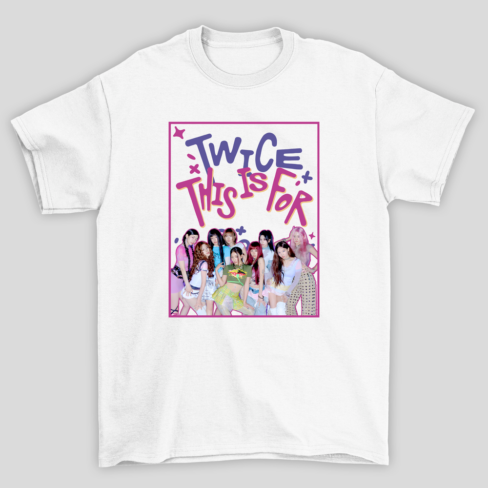 Camiseta Básica Twice This Is For Fun
