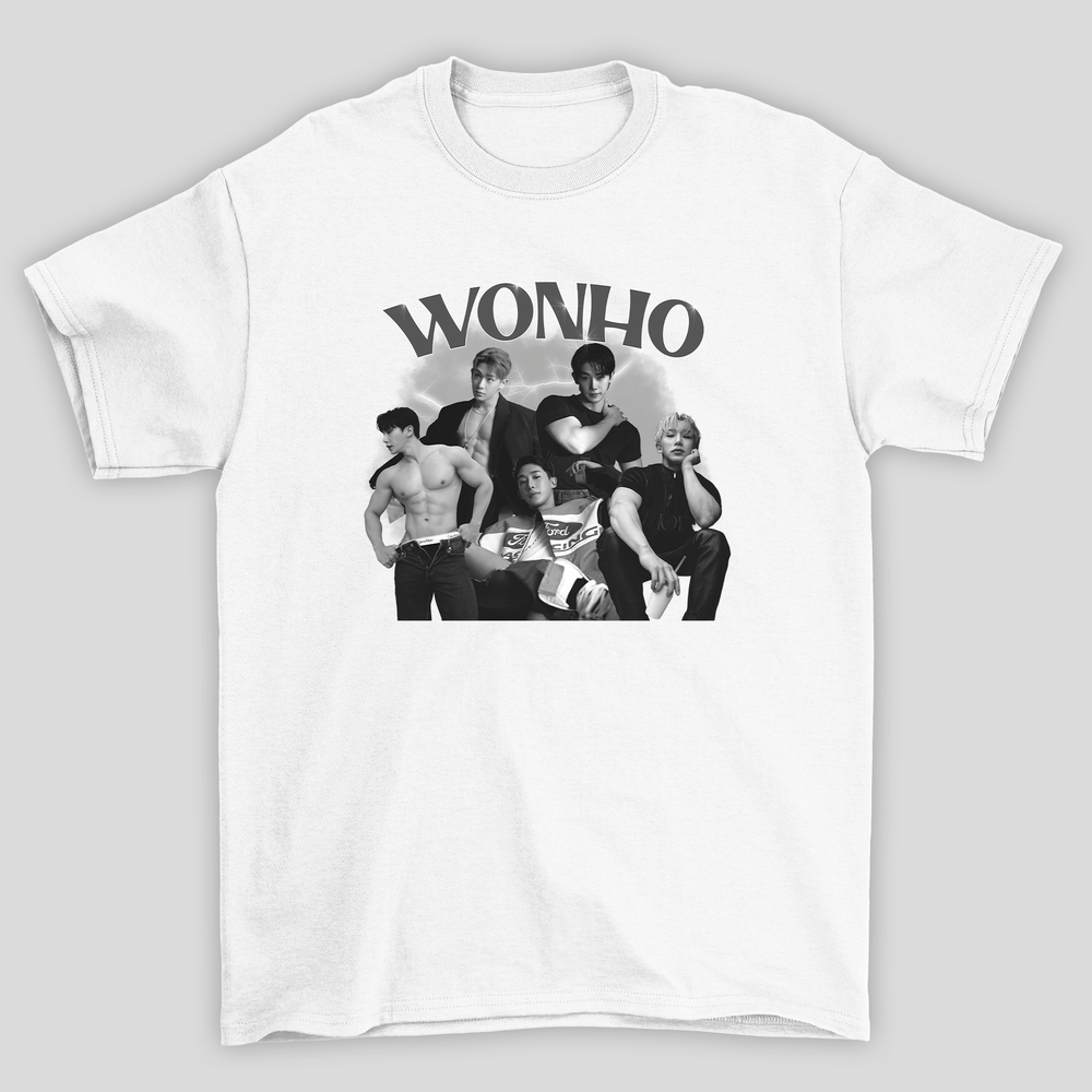 Camiseta Básica Wonho Collage