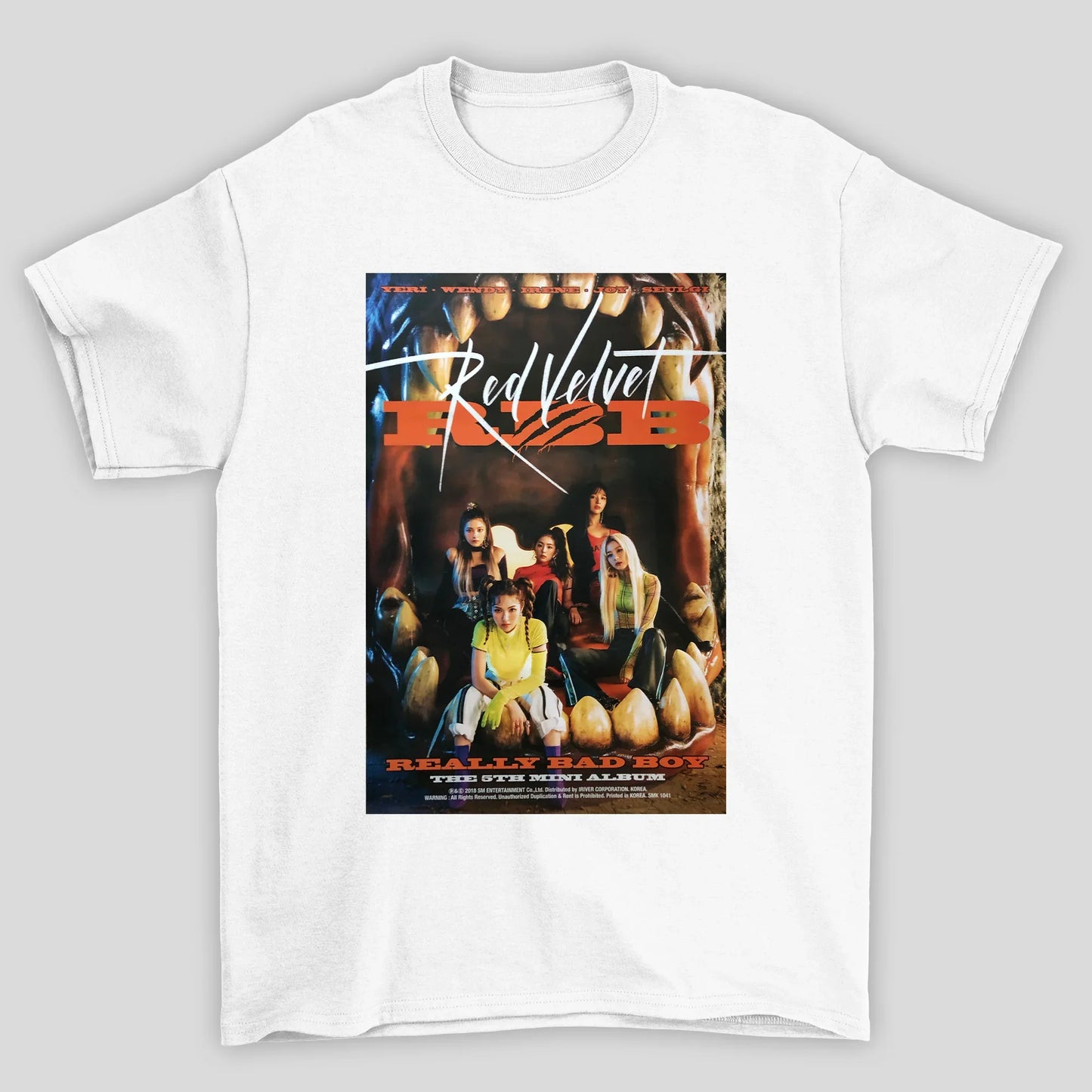 Camiseta Básica Red Velvet Really Bad Boy
