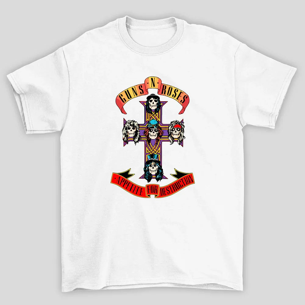 Camiseta Básica Guns N' Roses Appetite For Destruction